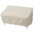 Mr. Bar-B-Q 60 x 35 x 32 in. 600 x 300D PE Elastic Taupe Loveseat Cover 100824